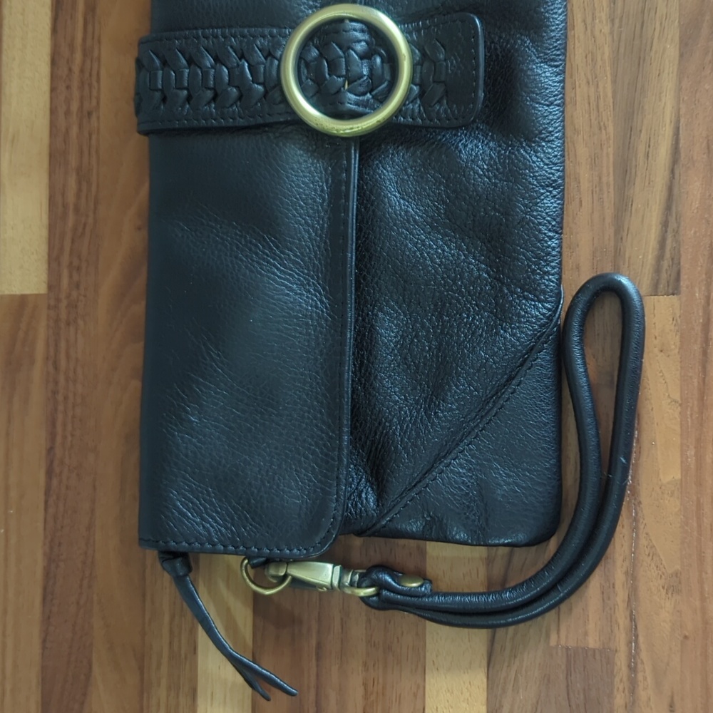 Clark's black leather clutch - Picture 2 of 12